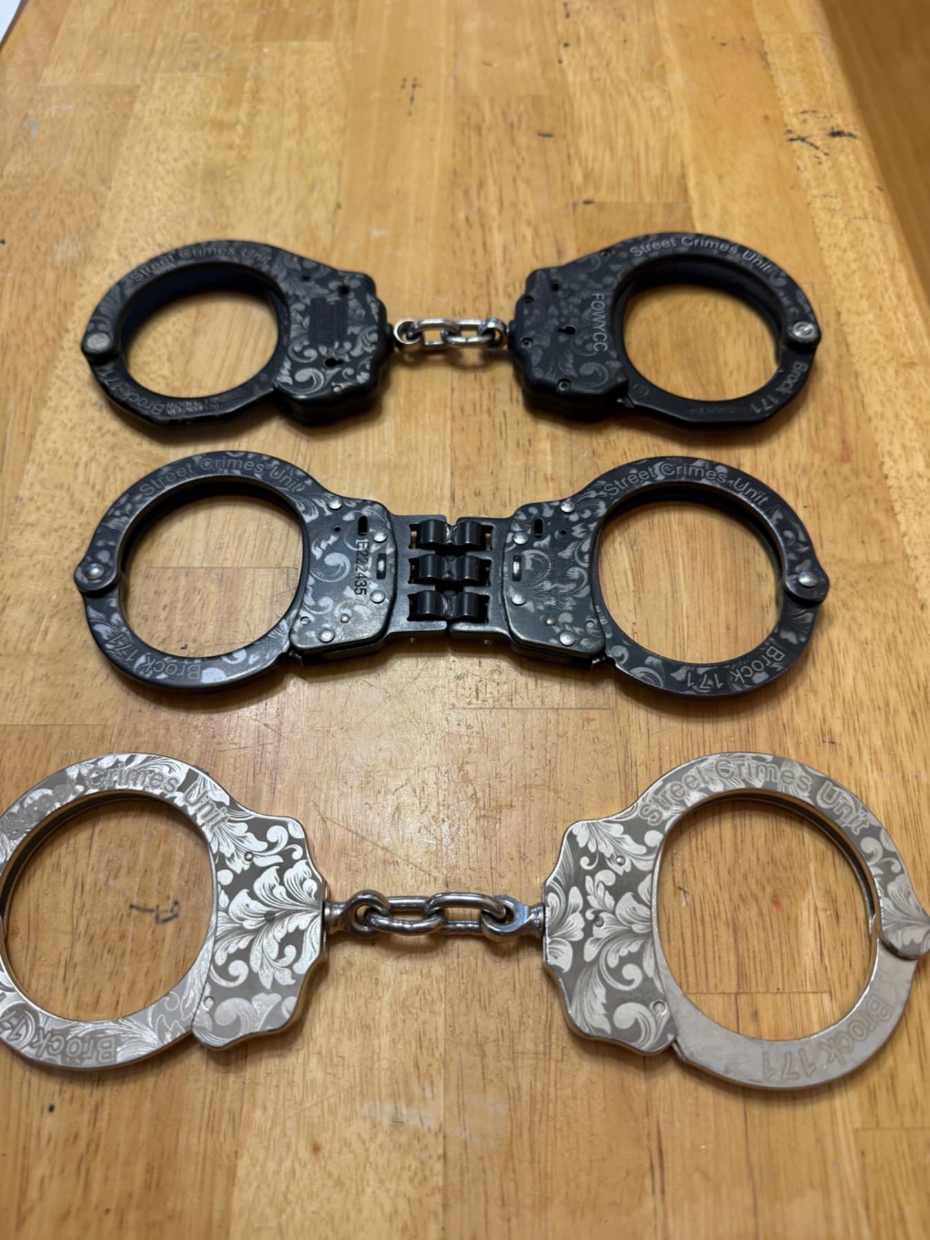 Engraved Handcuffs